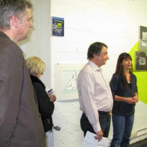 Exhibition view, opening