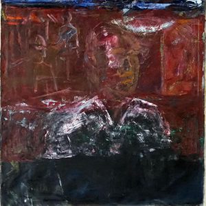 Berliner Spelunke, oil/canvas, 125 x 120 cm, 1986