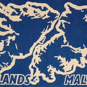 Fucklands Malvinas, linoprint/cotton, 20 x 35 cm, 2005