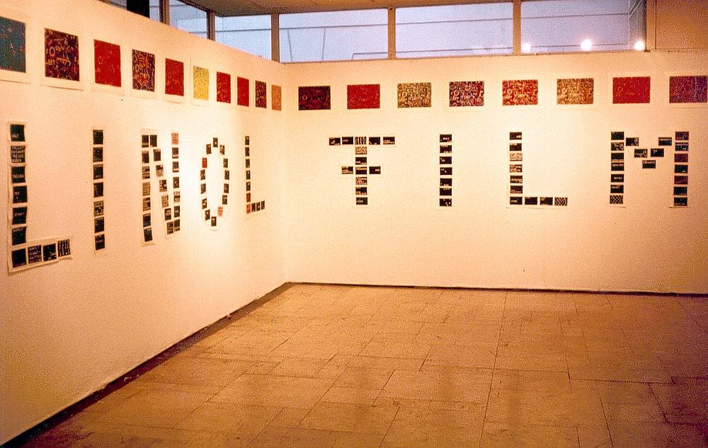 Linofilm installation at HdK Berlin, 1987