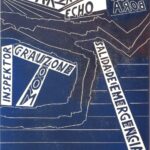 Tora Bora, linoprint/cotton, 50 x 40 cm, 2002