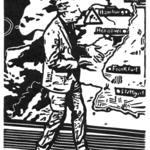 Forecast 2, linoprint/paper, 20,5 x 14 cm, 2023