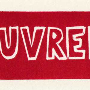 Desoevrement, linoprint/paper, 4,8 x 20,2 cm, 2024